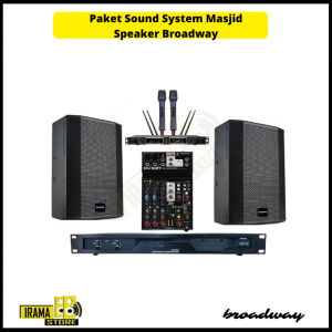 Paket Sound System Masjid Indoor Speaker Broadway - 2 Speaker